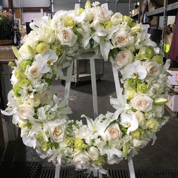 Little Flower Funeral Wreath