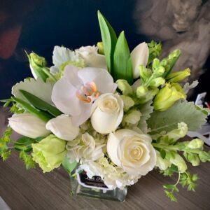 little flower funeral sympathy arrangement