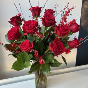 little flower creative floral design winter roses