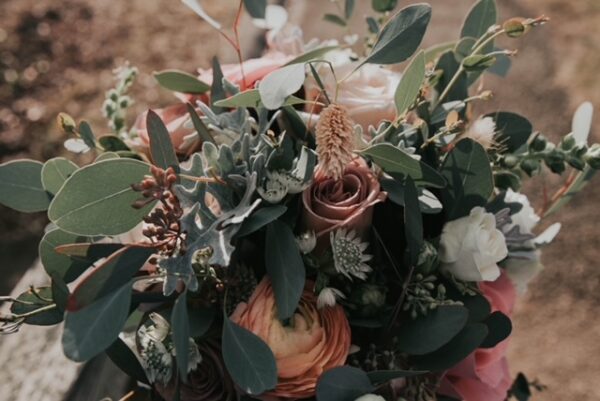 antique lavender wedding bouquet