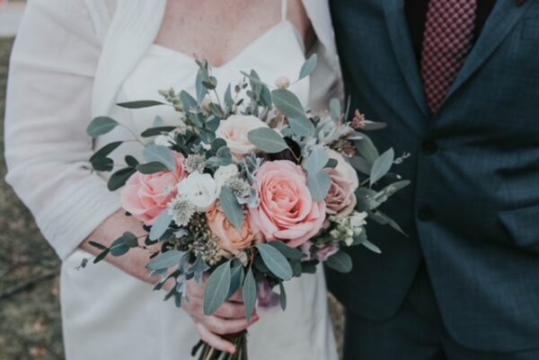 antique lavender wedding bouquet