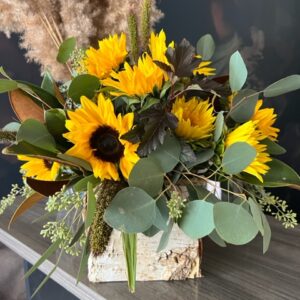little flower creative floral design sunflower sunshine