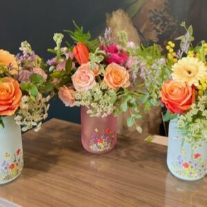 little flower creative floral design spring trio