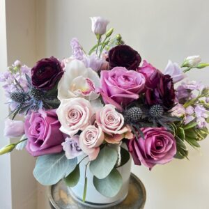 little flower creative floral design violet gem
