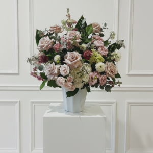 little flower funeral basket