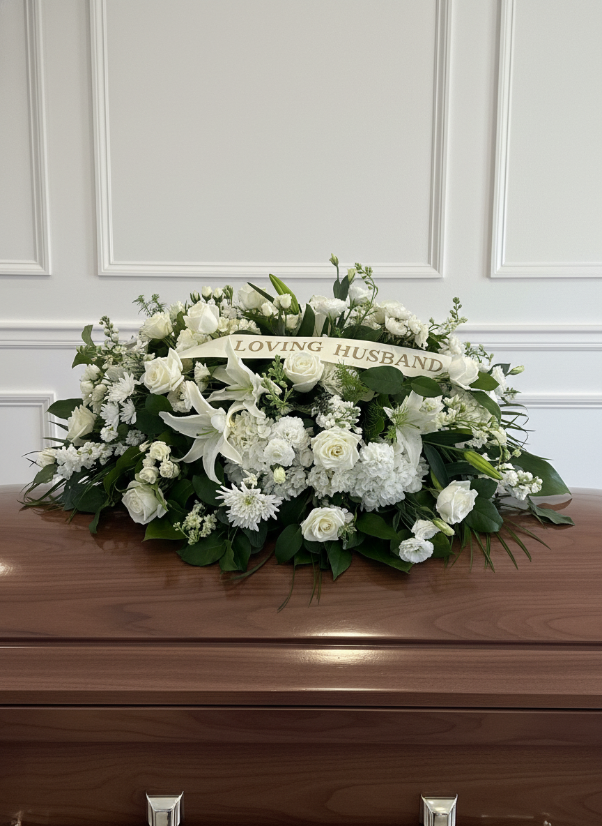 little flower casket spray
